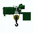 Таль электрическая канатная взрывобезопасная с УСВ полиспаст 2/1 тип ВТ45, 1т, 9м